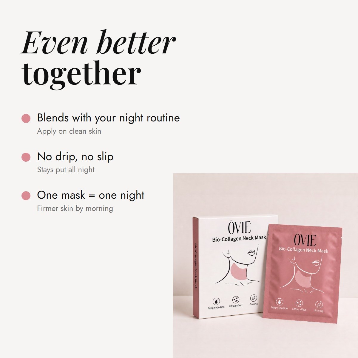 ÖVIE Marine Collagen Neck Mask 11
