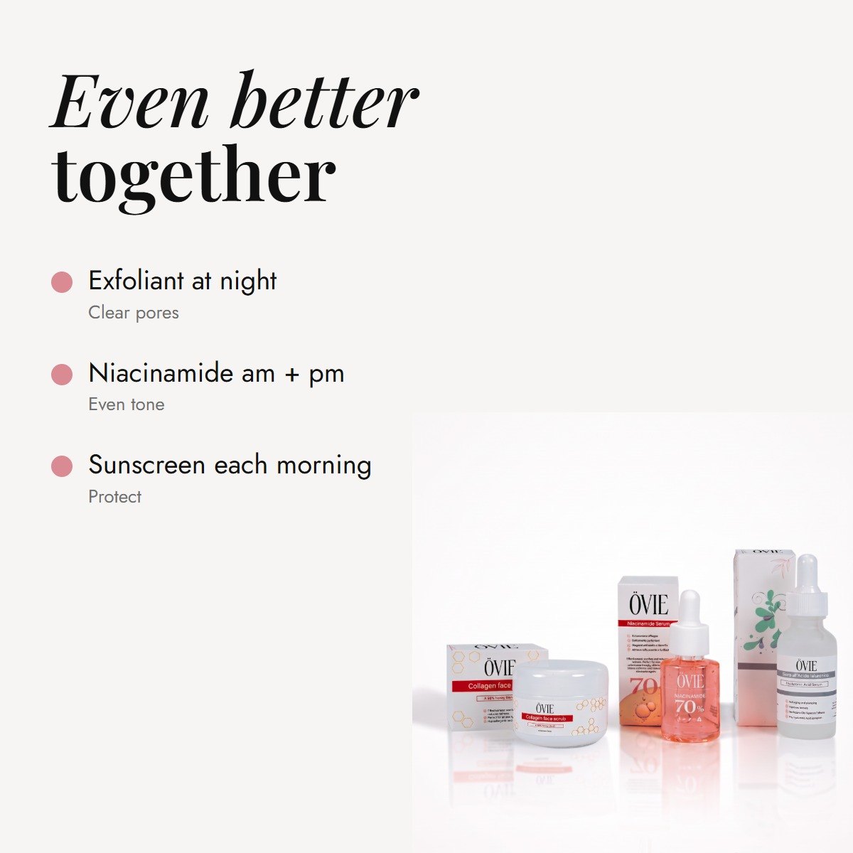 ÖVIE 3-Step Even Skin Tone Set 11