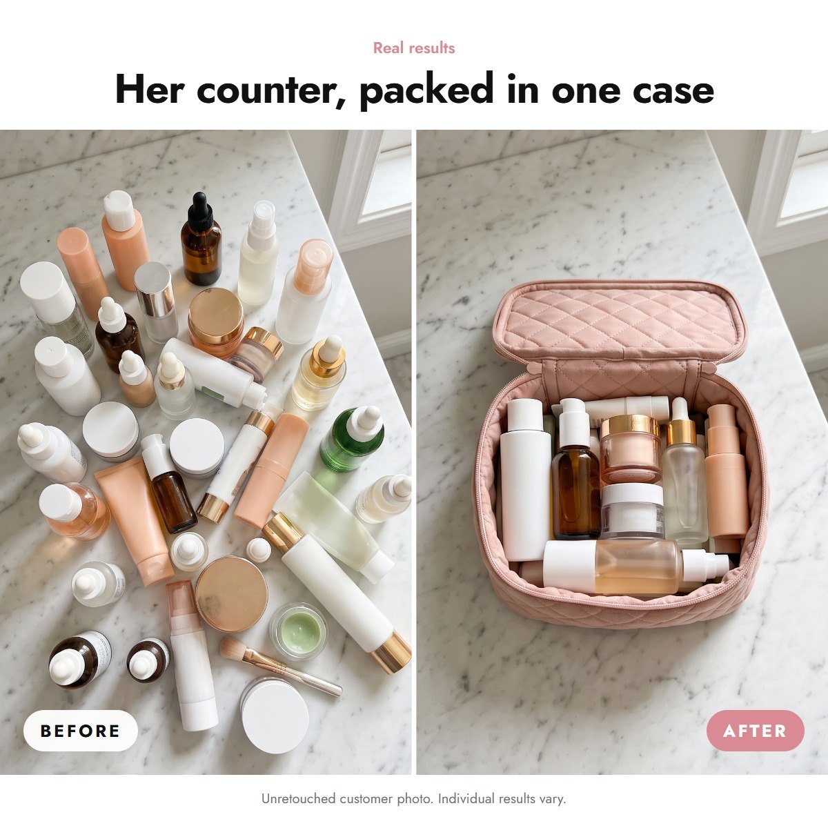 ÖVIE Quilted Vanity Set 3