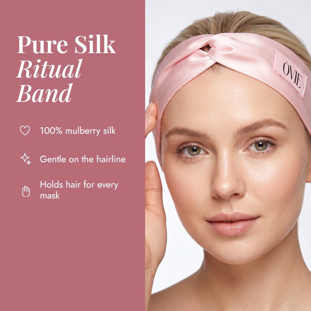 ÖVIE 100% Silk Hair Band 4